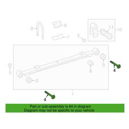 Mercedes Leaf Spring Bolt 000000005533